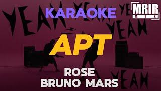 ROSÉ & Bruno Mars - APT KARAOKE Instrumental With Lyrics