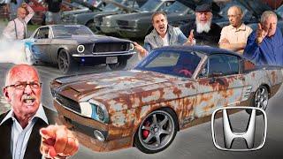 PURISTS VS FASTBACK HONDA-STANG! (Hidden Camera Reactions 2024)