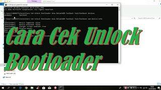 Cara cek unlock bootloader xiaomi