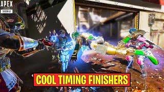 COOL TIMING FINISHERS! - Apex Legends Funny Fails and WTF Moments!