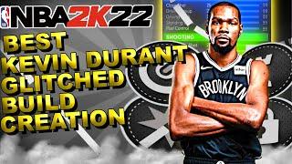 NBA 2K22 NEW KEVIN DURANT BUILD - 95 BADGES, PRO DRIBBLE MOVE,  ELITE CONTACT with  HIGH 3 PT