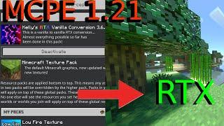 RTX Shaders For Minecraft PE 1.21+ (100% Working)