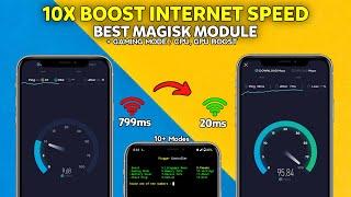 Fast internet Ping Booster Magisk Module | All Android Devices