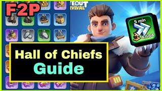 Be the best chief | Ultimate guide on Hall of chiefs - Whiteout Survival | Event F2P tips
