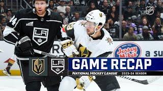 Golden Knights @ Kings 10/7 | NHL Highlights 2023