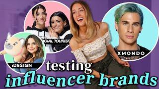 I Bought INFLUENCERS' BRANDS... & TESTED THEM *brad mondo, rosanna pansino, charli d'amelio