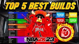 TOP 5 BEST BUILDS IN 2K23 NEXT GEN SZN 4! THE BEST DEMIGOD GUARD, LOCK & CENTER BUILDS in NBA2K23!