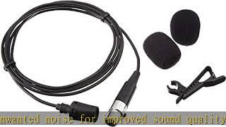 Shure CVL Centraverse Lavalier Microphone - Condenser Mic for Professional Presentations, Clip-On f