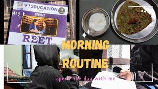 Morning routine ️|| study routine ||student vlogs || study vlogs || #2025 #reet @motivationdidi