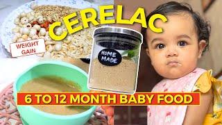 Homemade Cereal Recipe for Babies | Baby Food for Weight Gain & Brain Development