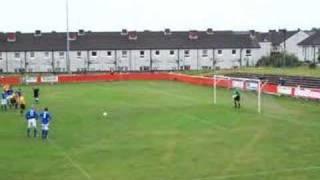 Mark Duffy scores Cables' first goal of the season