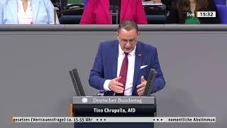  Tino Chrupalla rechnet ab! Scharfe Attacke auf Friedrich Merz im Bundestag!