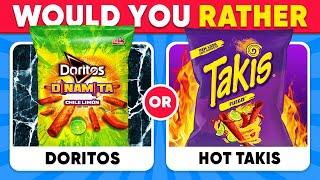 Would You Rather? Snacks & Junk Food Edition  Daily Quiz