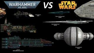 Star Wars & Warhammer 40K- Ships Size Comparison