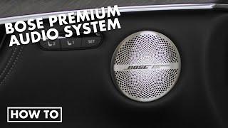 How to use the Bose Premium Audio System in the 2022 Infiniti QX55