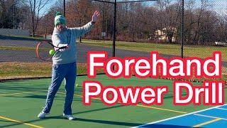 How To DRAMATICALLY Increase Your Forehand POWER (Tennis Technique Explained)