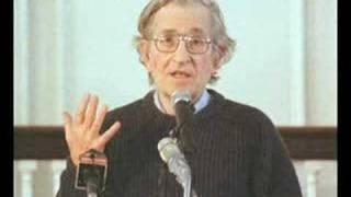 Chomsky refutes "libertarian" "anarcho"- capitalism