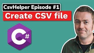 Create CSV file in C# the EASY way | CsvHelper Tutorial