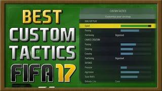 BEST CUSTOM TACTIC FOR FIFA 17!!
