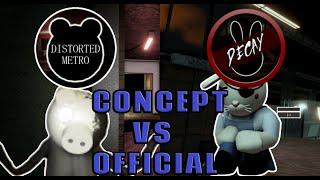 Piggy Decay Chapter - Concept VS Official Chapter | Roblox