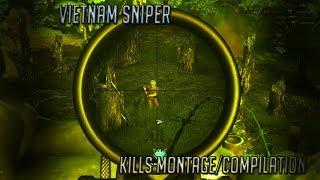 Rising Storm 2 Vietnam Gameplay : Sniper Kill Montage/Compilation