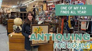 One of my FAV finds this year! Thrifting & Antiquing for Resale | Vintage Haul