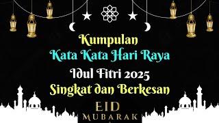 VIDEO UCAPAN IDUL FITRI 2025 || UCAPAN IDUL FITRI 2025