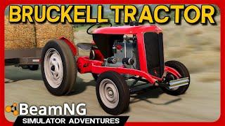 BeamNG = Farming Sim!? - Bruckell Nine-F Tractor Mod