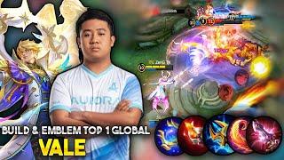 VALE BEST BUILD 2025 | TOP 1 GLOBA VALE BUILD AND EMBLEM | YUE VALE ANNUAL STARLIGHT BUILD & EMBLEM