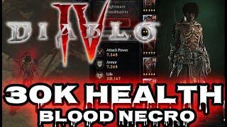 30K Blood Necro Endgame Build Testing! - DIABLO 4