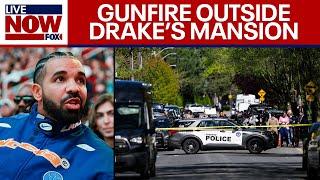 Drake house shooting: Security guard wounded by gunfire outside rapper's mansion | LiveNOW from FOX