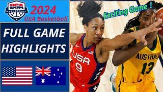 USA vs Australia Basketball FULL GAME | USA Women's Basketball | Olympics