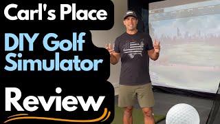 Carl's Place DIY Golf Simulator Enclosure Review (My Golf Simulator Experience)