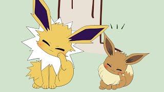 Eevee wants to imitate Jolteon who is cool and cute! | Pokémon Animation