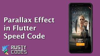 Parallax effect in Flutter in less than 10 min || Speed Code - By RustyCodes