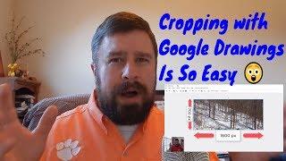 Easily Crop and Resize Images with Google Drawing | Don't cut off heads, warp or have grainy images