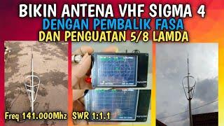 Antena Sigma 4 Dengan Pembalik Fasa