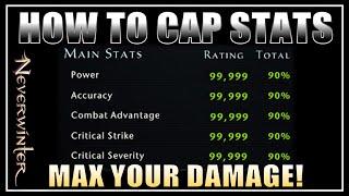 How to Easily get 90% in All Damage Stats! (what you're missing) Max your Damage! - Neverwinter