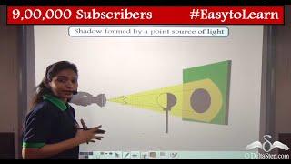 Shadow formed by Point Source of Light | Explained with Diagram | Class 6 | CBSE | NCERT | ICSE
