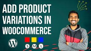 How To Add Variable Product in Ecommerce Website | Woocommerce Tutorial