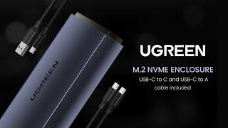 UGREEN M.2 NVMe SSD Enclosure Adapter | Tool-Free External Enclosure NVMe Reader