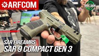 SAR 9 Compact Gen 3 | SAR Firearms | Shot Show 2024