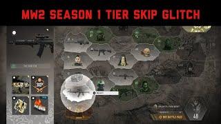 *INSANE* MW2 SEASON 1 TIER SKIP GLITCH! INSTANT UNLOCK TIER 100 IN MW2! MW2 BATTLE PASS GLITCHES!