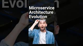 Microservice Architecture Evolution #microservices #shorts