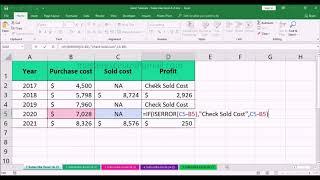 #VALUE! error - how to fix / correct / remove in MS Excel Spreadsheet 2016