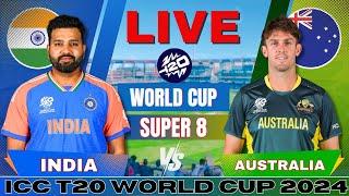  T20 WC 2024 Live: IND vs AUS, Super 8 | Live Score & Commentary | INDIA vs AUSTRALIA Live Match