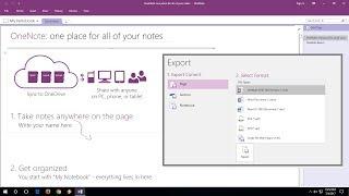 How to Convert OneNote File Into MS Word, PDF, Web Page (No Software)