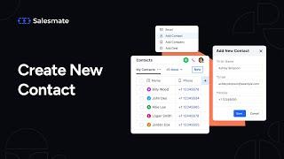 Create a New Contact in Salesmate