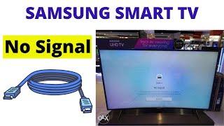 Samsung TV: HDMI Ports No Signal - Fix it Now