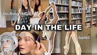 BALLERINA VLOG | Ballet class, thrifting, vintage clothing try-on haul, Typical day in the life